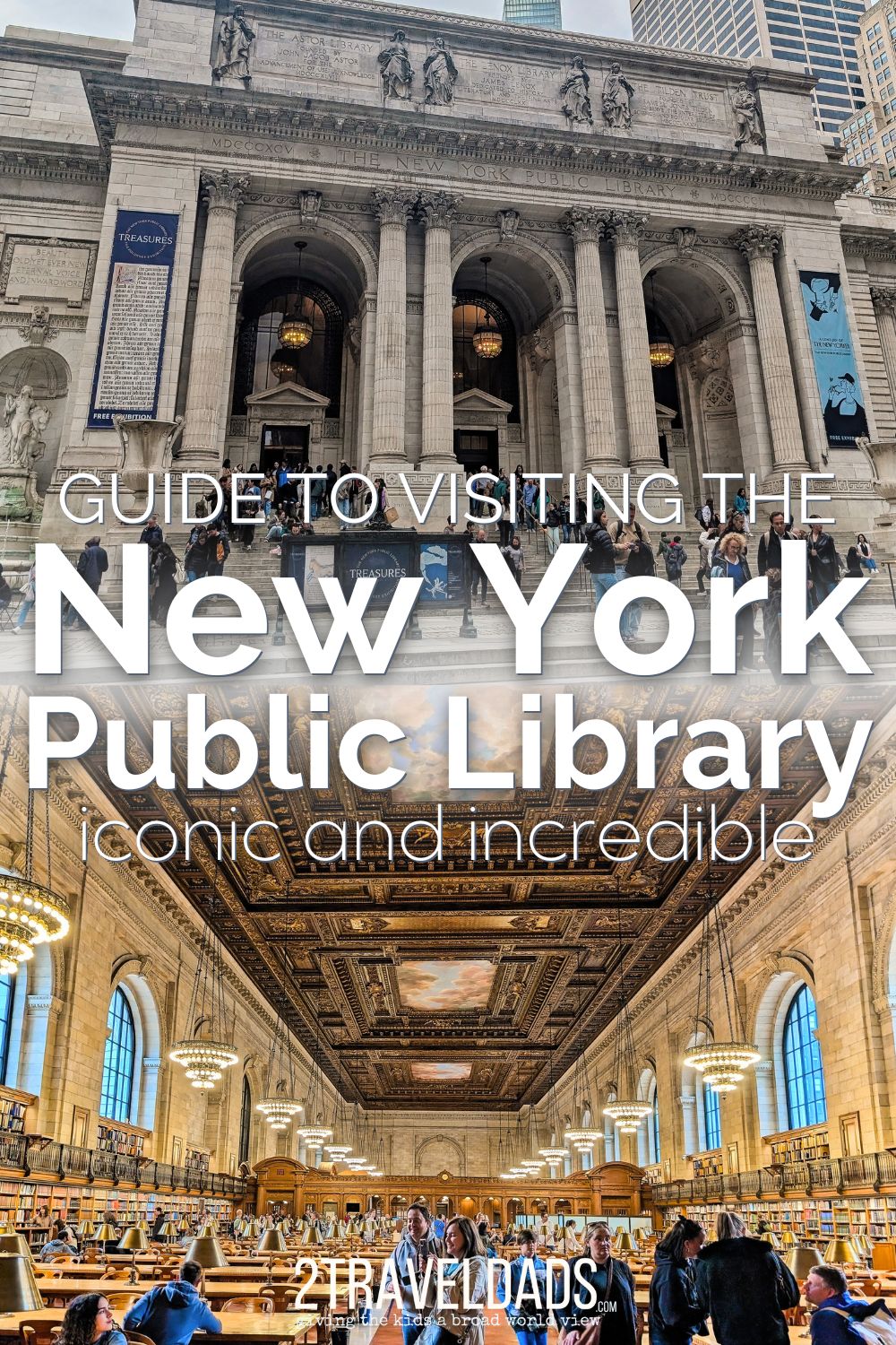 Visiting the New York Public Library is actually both an iconic NYC experience AND it's an awesome museum. From familiar and historic art works to the famous Rose Main Reading Room, see what to expect and how to plan your visit to the NYPL on 5th Ave in NYC.