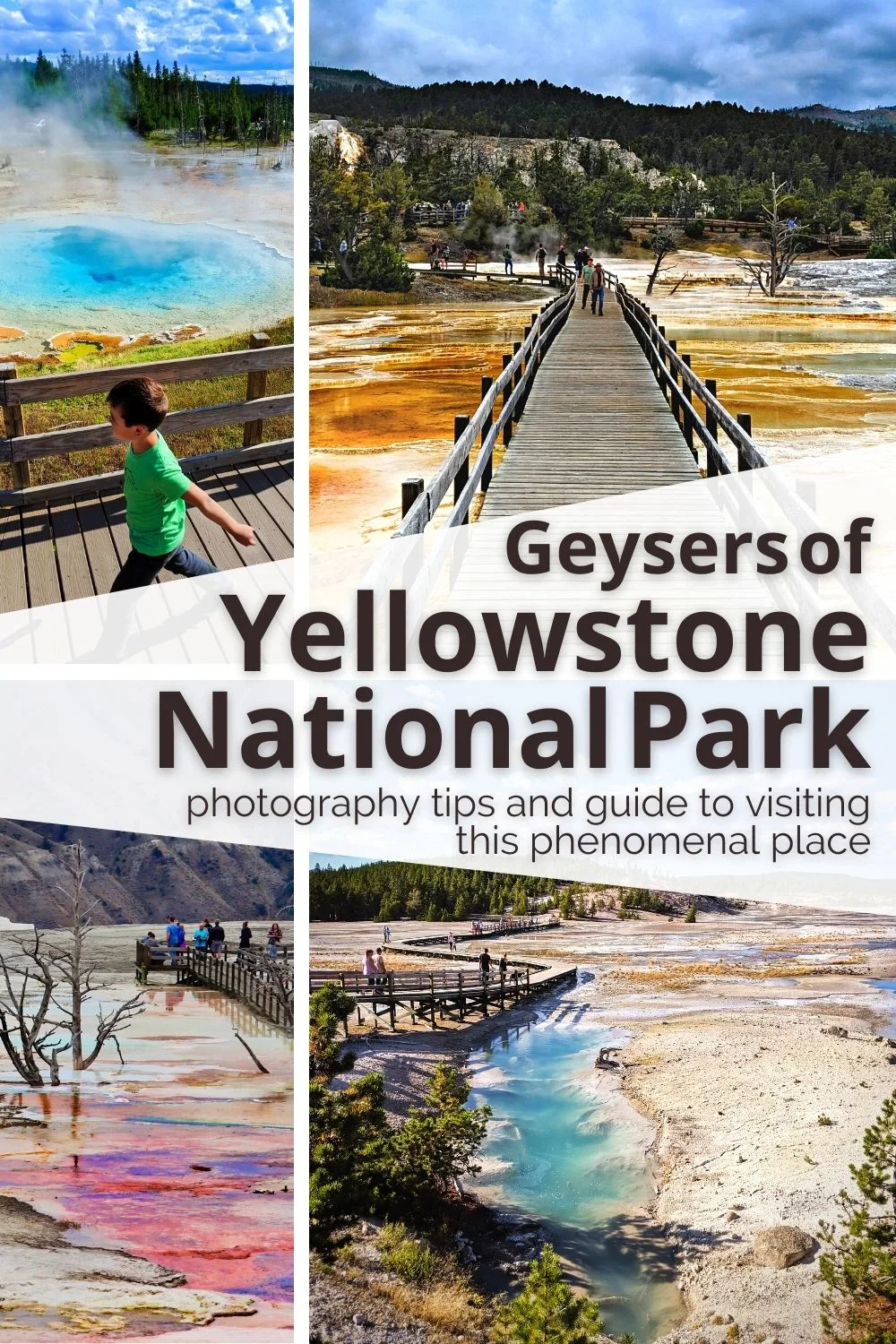 Geysers are some of the most interesting things to see in Yellowstone National Park. Guide to visiting the best geysers AND photography tips to make your Yellowstone pictures stand out.
