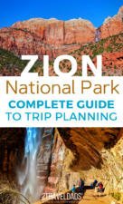 Visiting Zion National Park is a bucket list experience for many, so it's very crowded much of the year. Guide to planning a stress-free, relaxing trip to Zion with kids. #ZionNationalPark #Utah #hiking #nationalpark