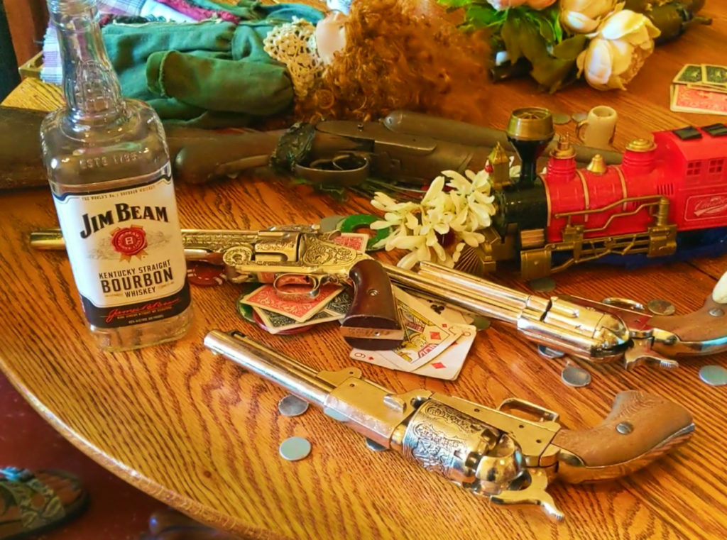 Gun Props at Old West Photo Shoot Virginia City MT 1