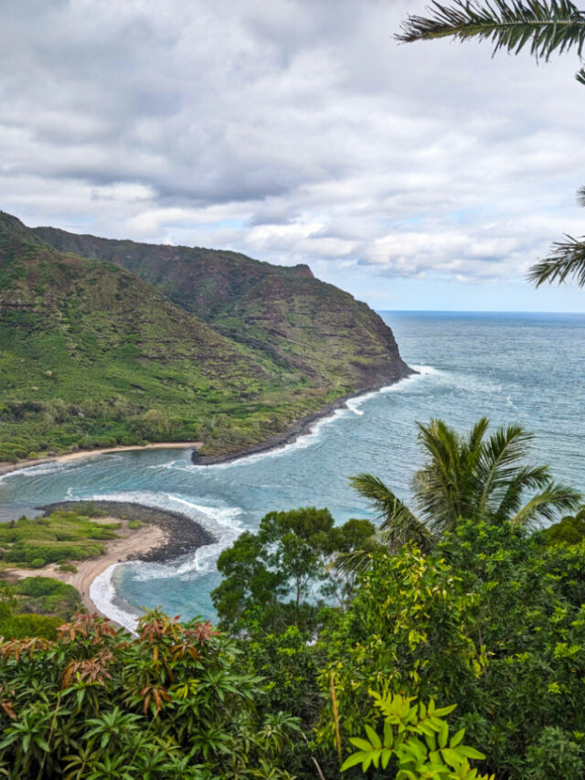 Halawa Beach on North Shore of Molokai Hawaii 1