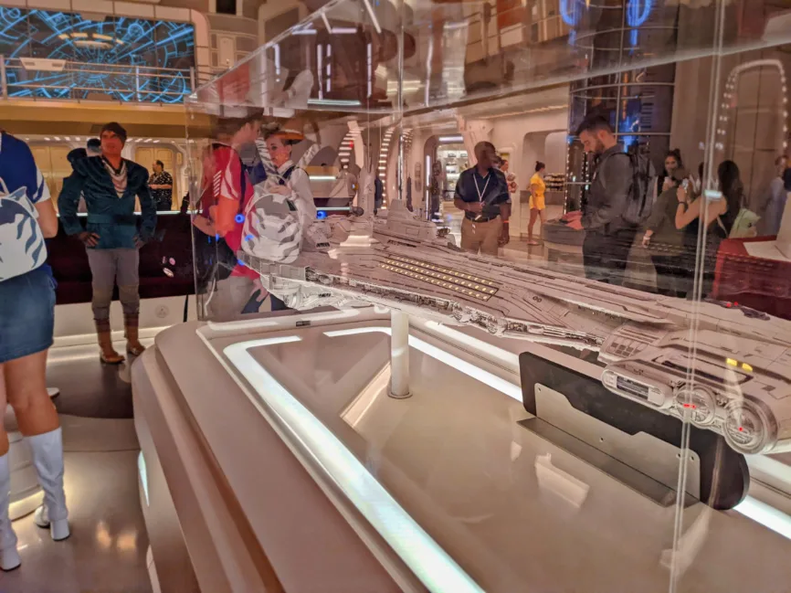 Halcyon Spaceship Model on Star Wars Galactic Starcruiser Walt Disney World 1