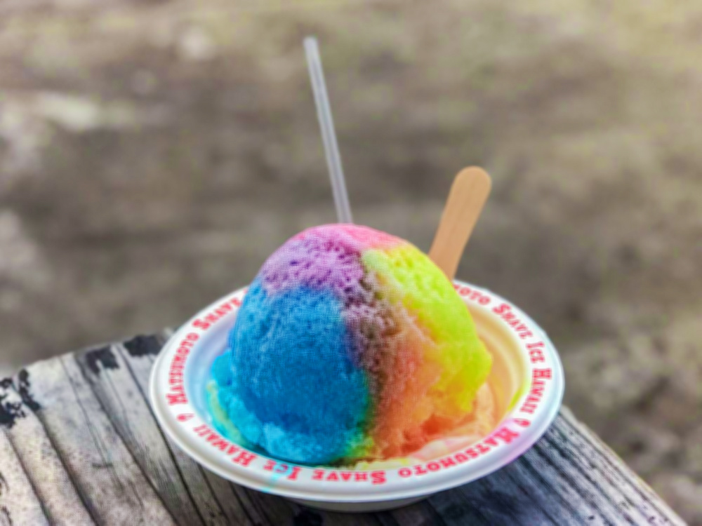 Hawaiian Shave Ice from Matsumotos Haleiwa North Shore Oahu Hawaii 1