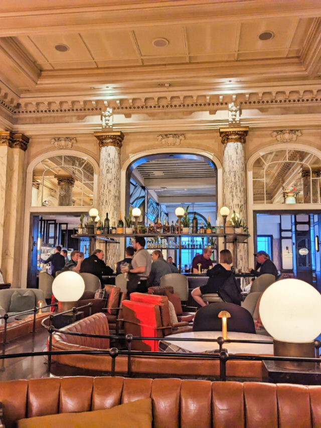 Hawthorn Dining Room Bar at Fairmont Palliser Downtown Calgary Alberta 1