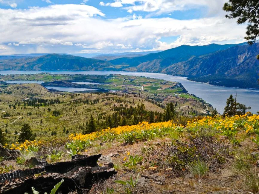 Hiking Fourth of July Mountain Trail Manson Lake Chelan Washington 1