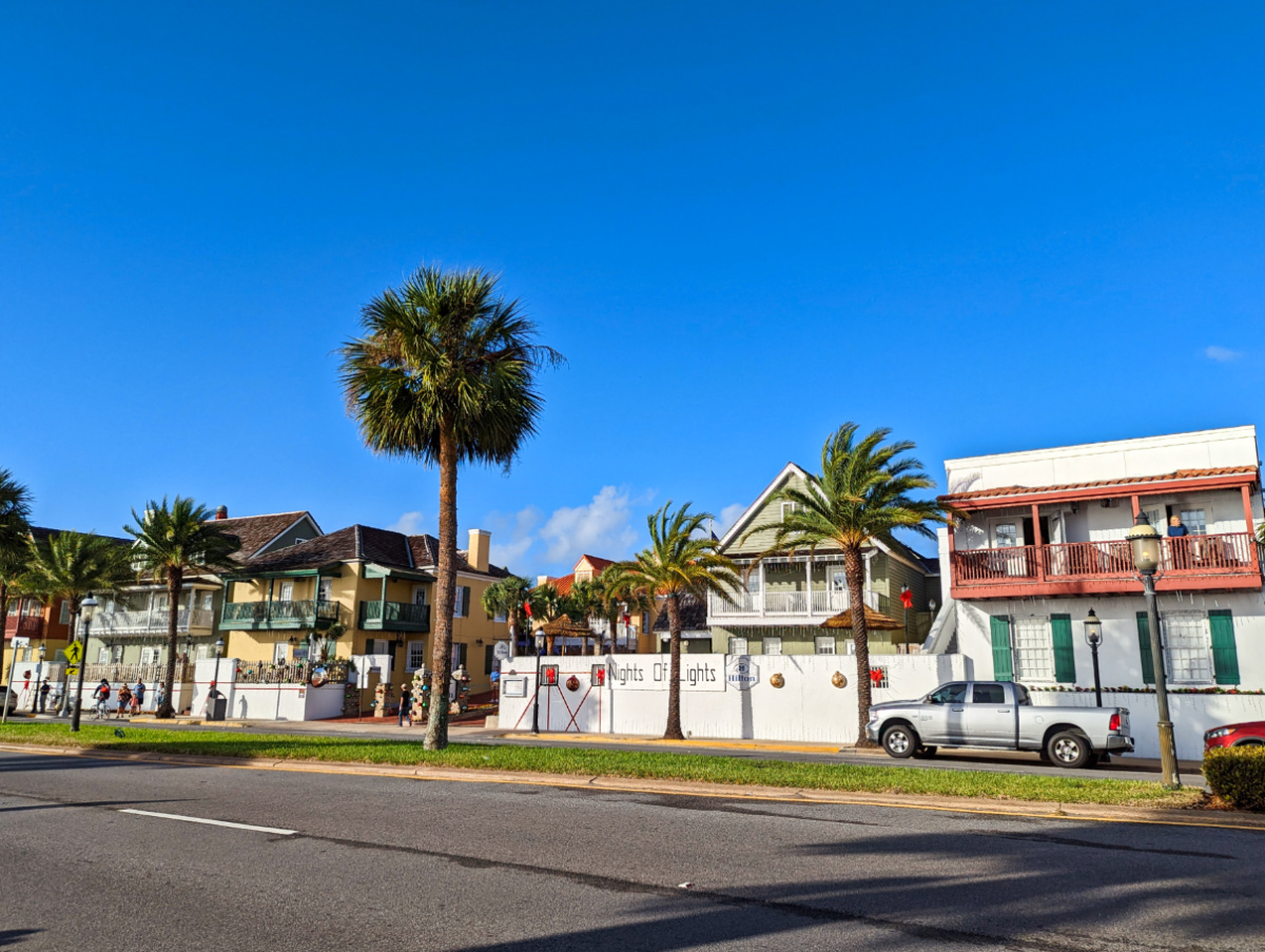 Hilton St Augustine Historic Bayfront Hotel during Nights of Lights St Augustine Florida 1