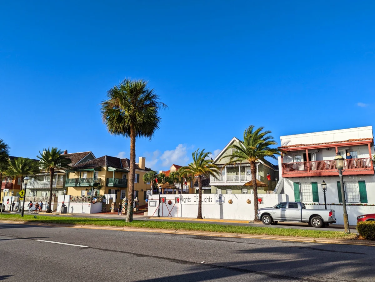 Hilton St Augustine Historic Bayfront Hotel during Nights of Lights St Augustine Florida 1