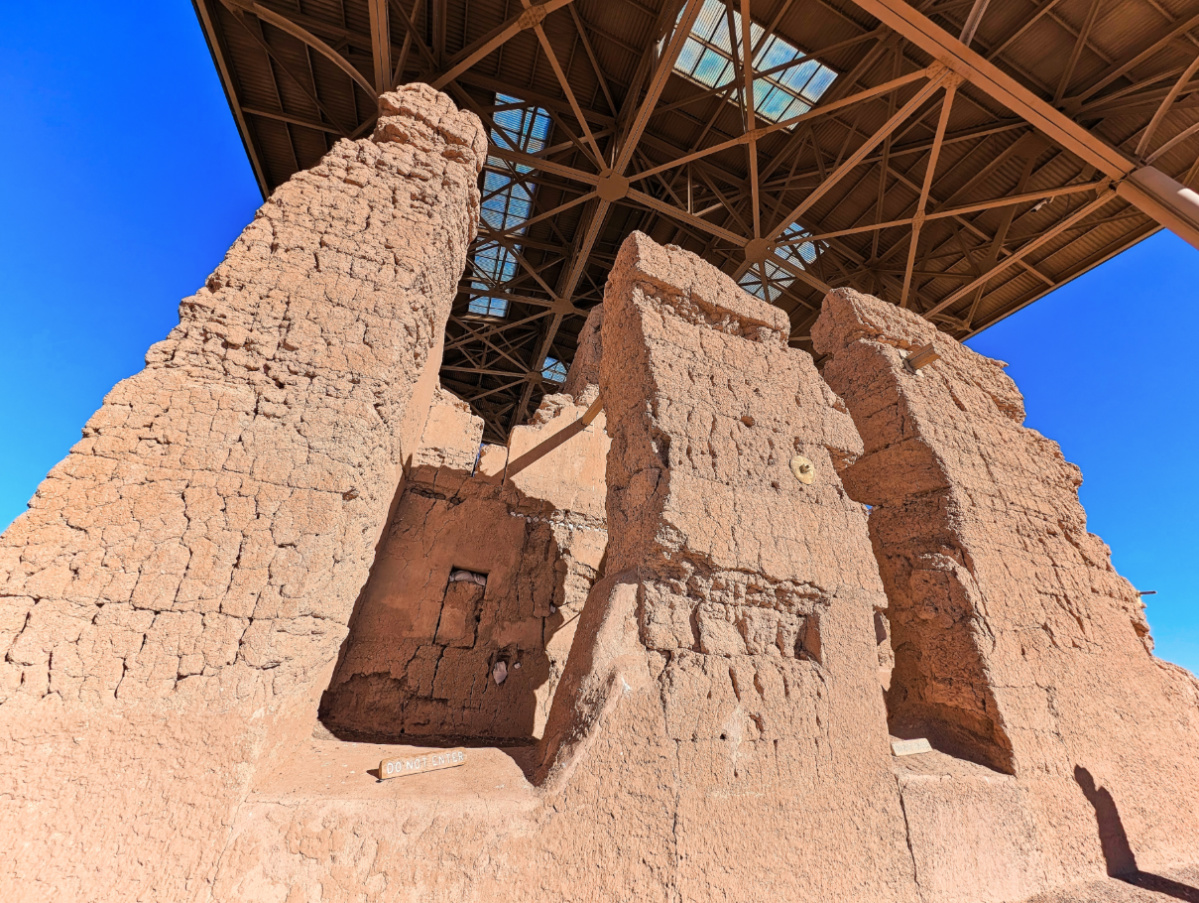 Hohokam Building Ruins at Casa Grande National Monument Arizona 3