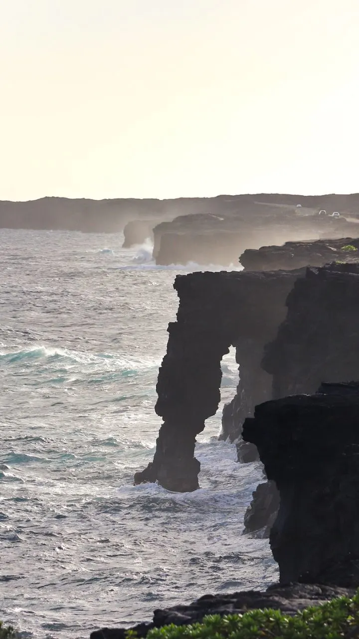 Holei Sea Arch in Hawaii Volcanoes National Park