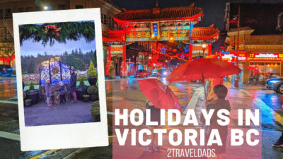 Christmas in Victoria BC is gorgeous and full of holiday lights. Best things to do at Christmas from Butchart Gardens to festivals and markets. #Christmas #holiday #Victoria #Canada