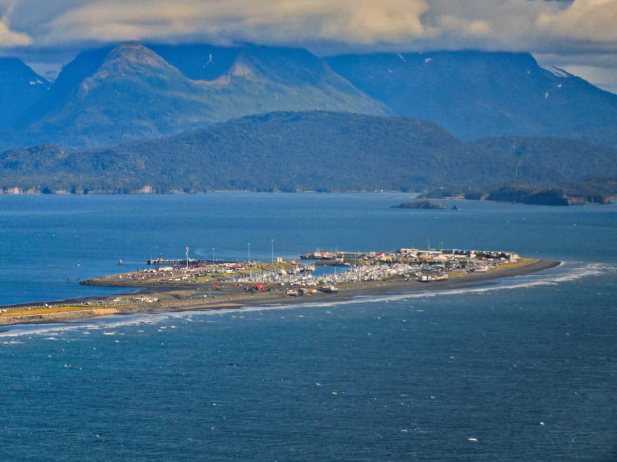 Homer Spit from the air Flightseeing over Kachemak Bay with Beryl Air Homer Alaska 1
