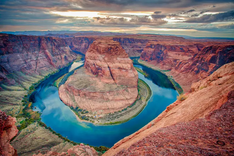 Horseshoe Bend Glen Canyon National Recreation Area Page Arizona from NPS Brent&Dawn Davis