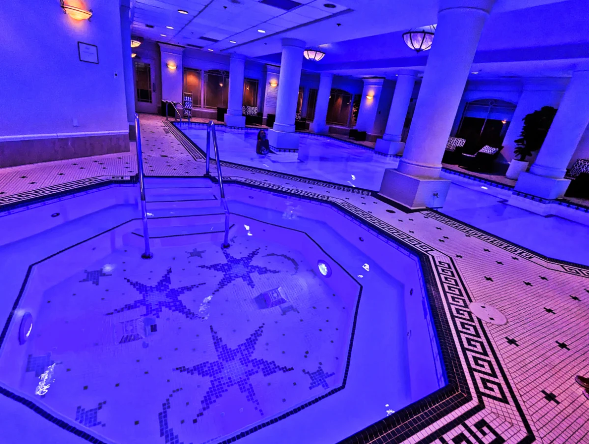 Hot Tub and Swimming Pool at Fairmont Palliser Hotel Downtown Calgary Alberta 1