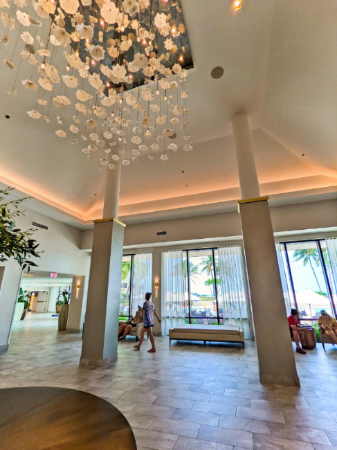 Hotel Lobby at Hilton Marco Island on the Beach Gulf Coast Florida 1