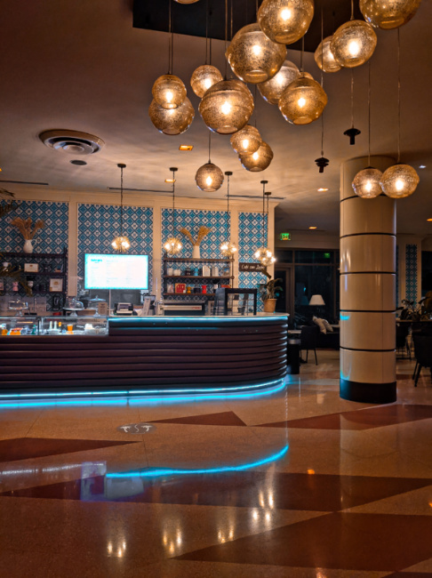 Hotel Lobby at Shelborne Miami Beach Florida 1