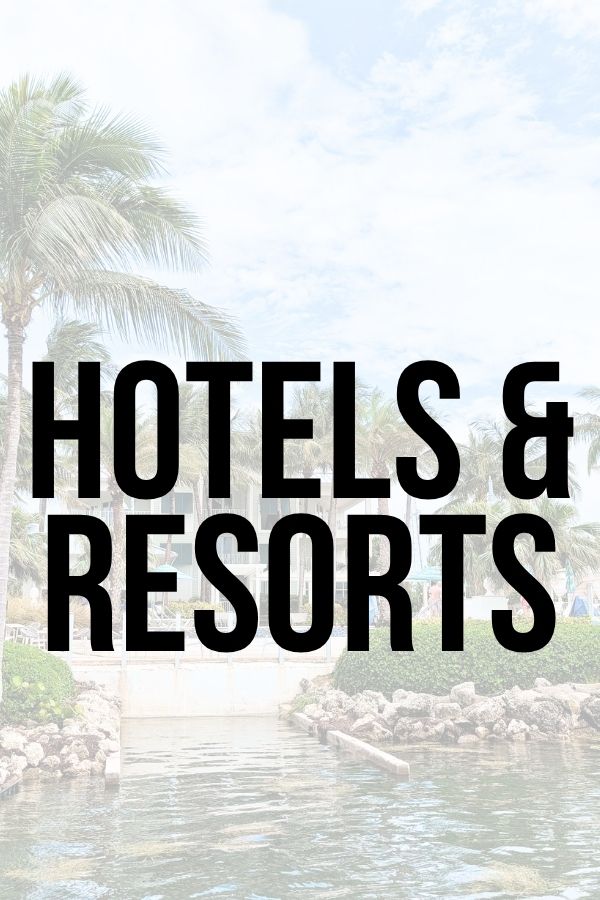Hotels and Resorts button