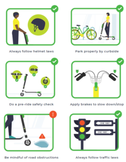 How To Lime Safely Dock Free Scooter And Bike Safety Information