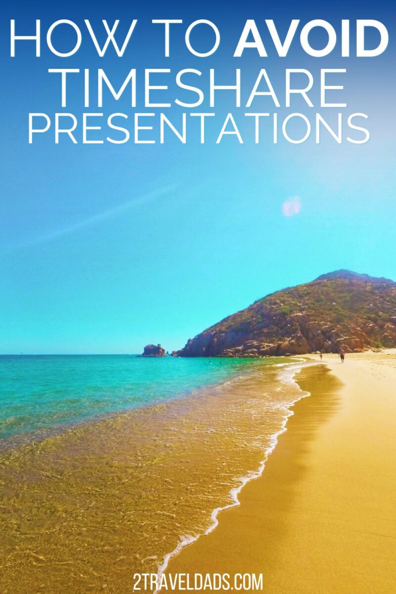 how to avoid a timeshare presentation