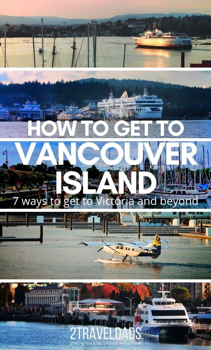 Did you know there are 7 different ways to get to Victoria BC on Vancouver Island? How to get to Victoria will depend on where you're coming from and what you want to do on Vancouver Island. Details of planning and booking transportation to the island.