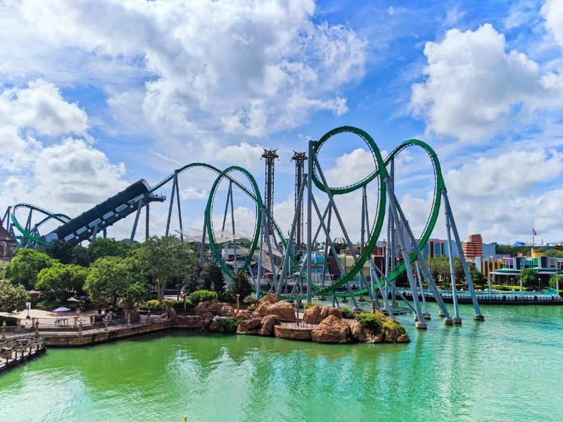 Hulk Roller Coaster in Islands of Adventure Universal Orlando 2020