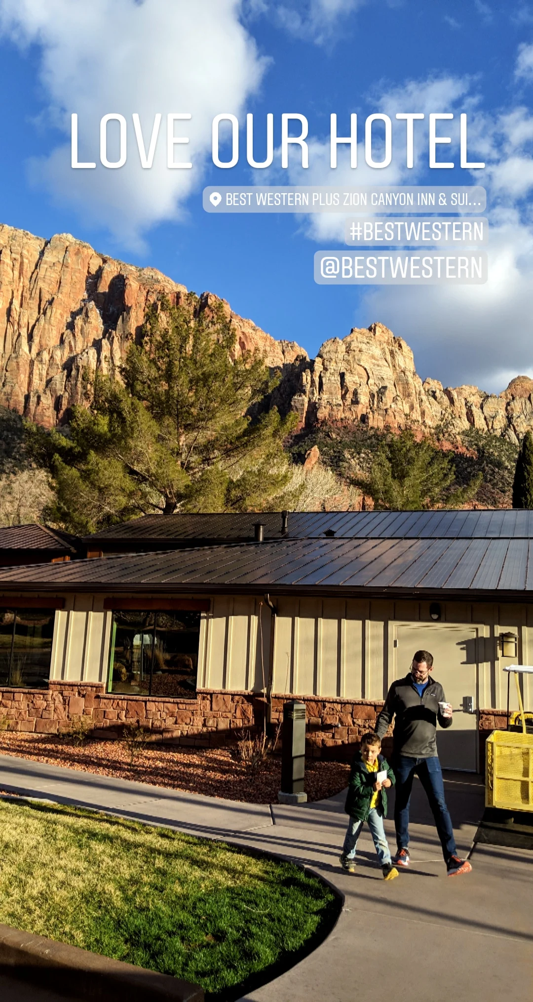 BW Plus Zion Canyon IG Story