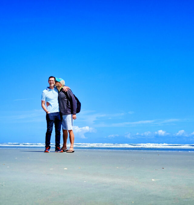 Chris and Rob Taylor at Butler Beach Florida 2020