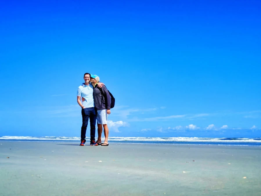 Chris and Rob Taylor at Butler Beach Florida 2020