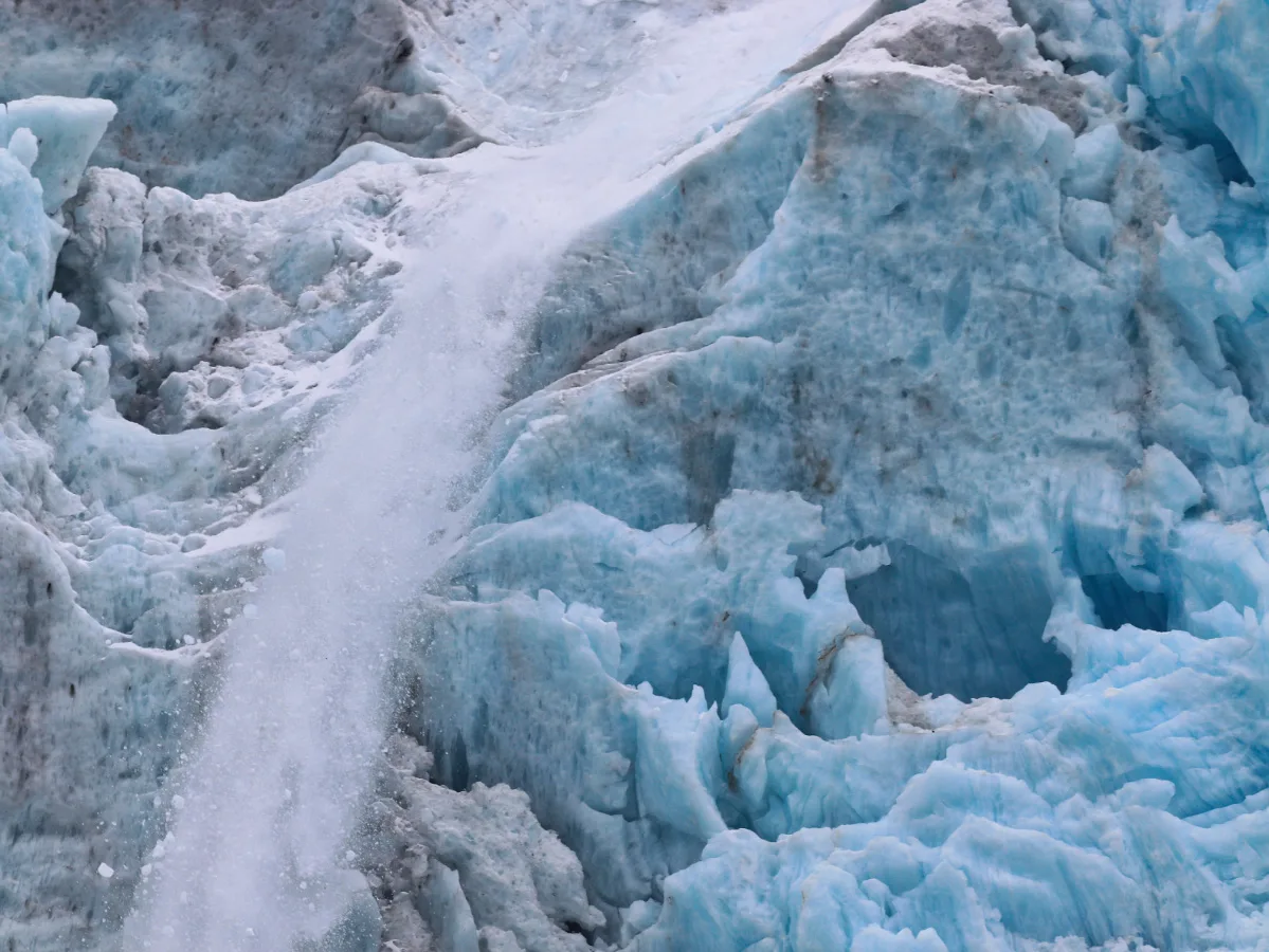 Icefall at Northwestern Glacier in Kenai Fjords National Park Alaska 4