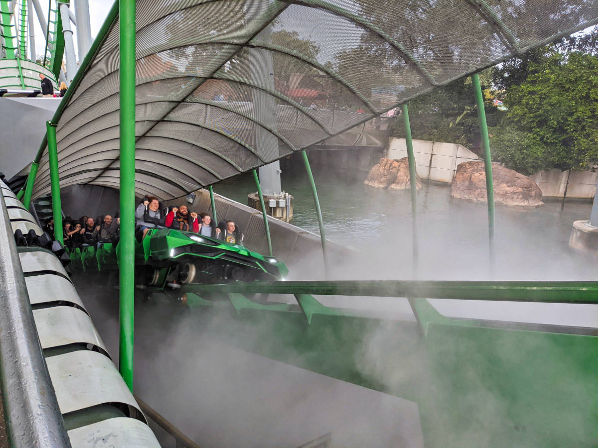 Incredible Hulk rollercoaster at Universals Islands of Adventure Universal Orlando