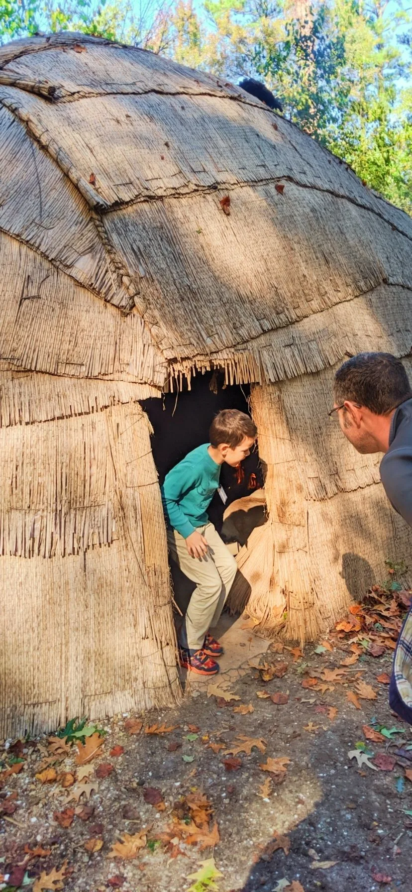 Indian Village at Historic Jamestown Settlement Virginia