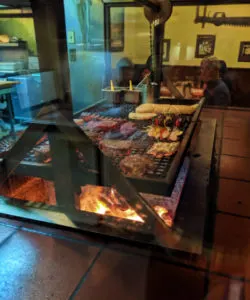 Indoor bbq at Hitching Post restaurant Casmalia Santa Maria Valley California 3