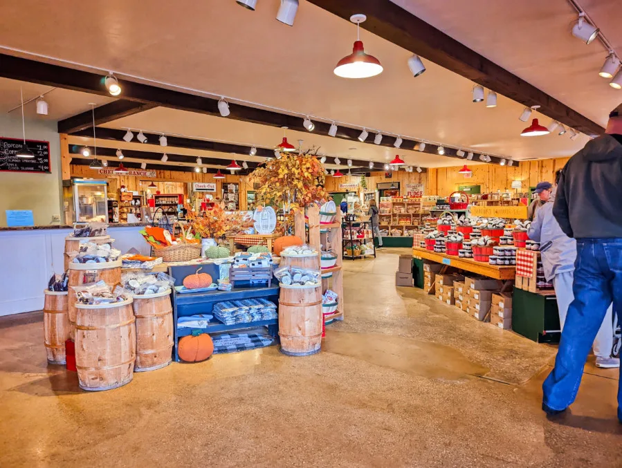 Inside Seaquist Orchards Farm Market Sister Bay Door County Wisconsin 1