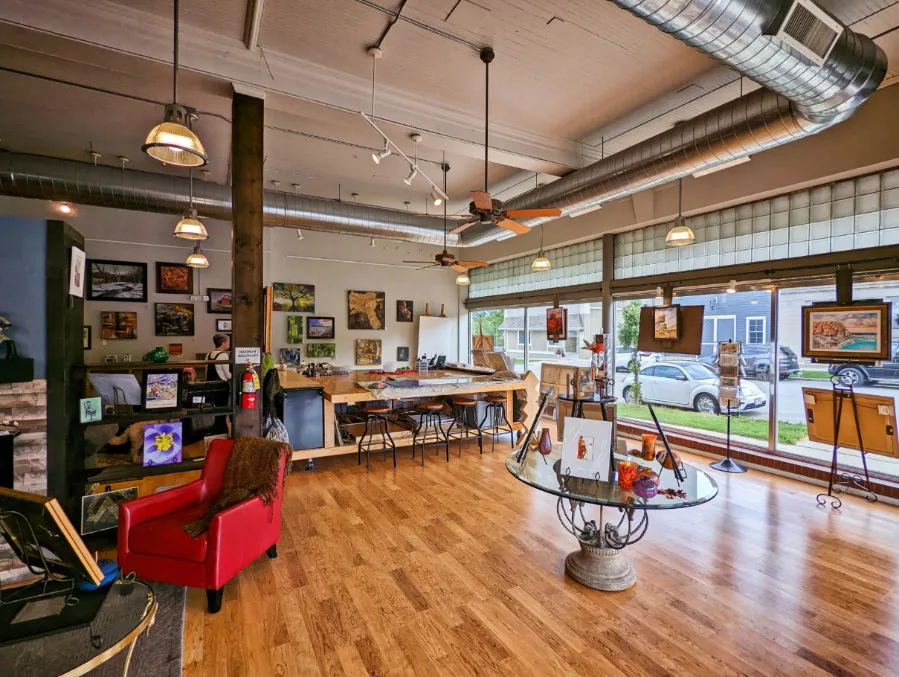 Interior of Articipation Studio Sturgeon Bay Door County Wisconsin 1