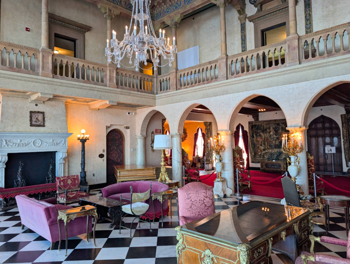 Interior of Ca D Zan at The Ringling Sarasota Florida 3