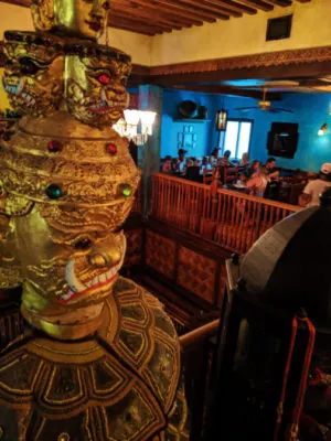 Interior of Yak and Yeti Restaurant in Disneys Animal Kingdom Disney World Orlando Florida 1