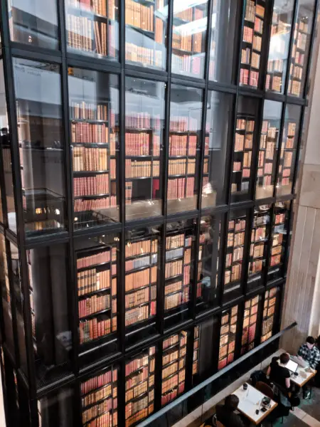 Interior of the British Library North London 1