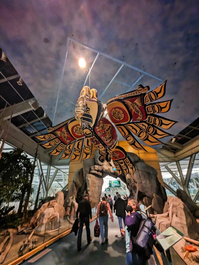 International Arrivals Terminal at YVR Vancouver International Airport BC 1