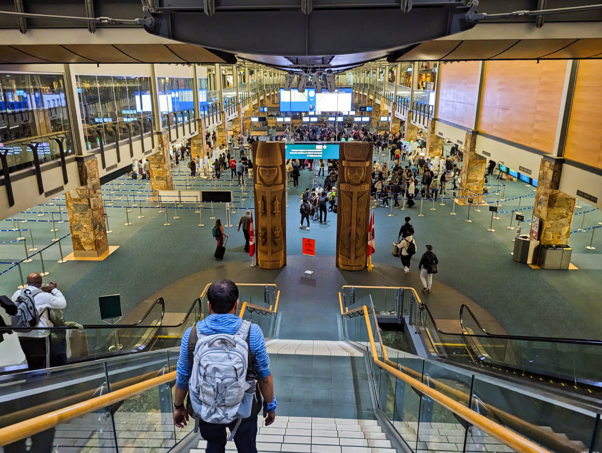 International Arrivals Terminal at YVR Vancouver International Airport BC 2