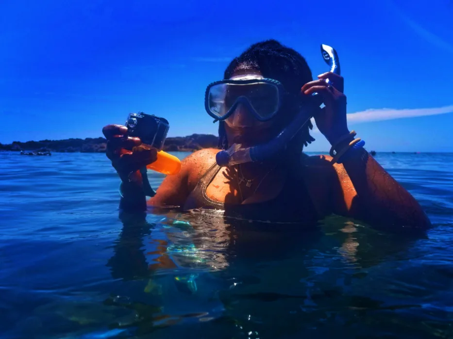 ItzAFamilyThing snorkeling at Kuilima Cove North Shore Oahu Hawaii 1