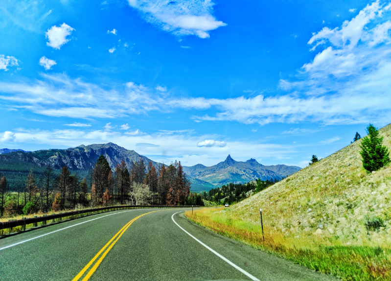 Jagged Mountain from Beartooth Highway Yellowstone Country Montana 1