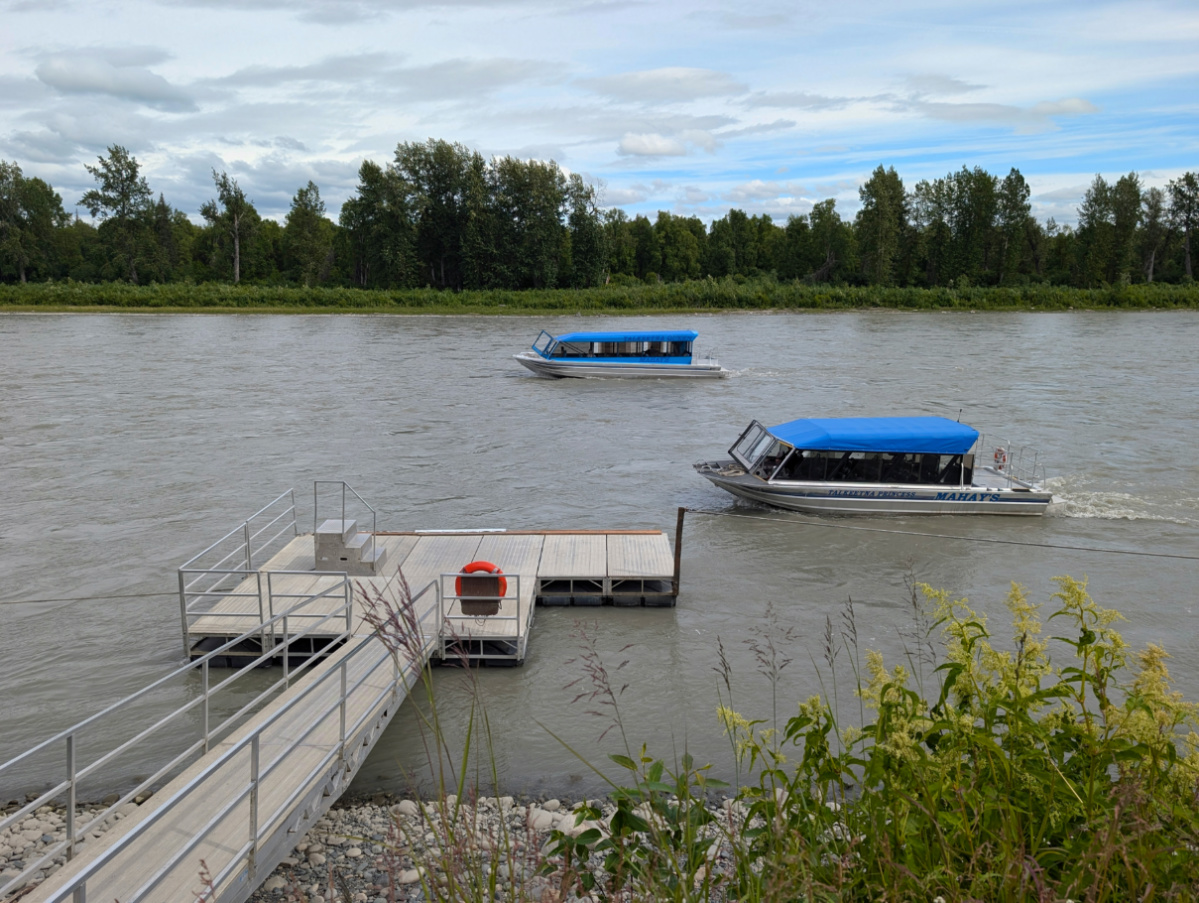 Jet Boats on Susitna River Talkeetna Alaska 1