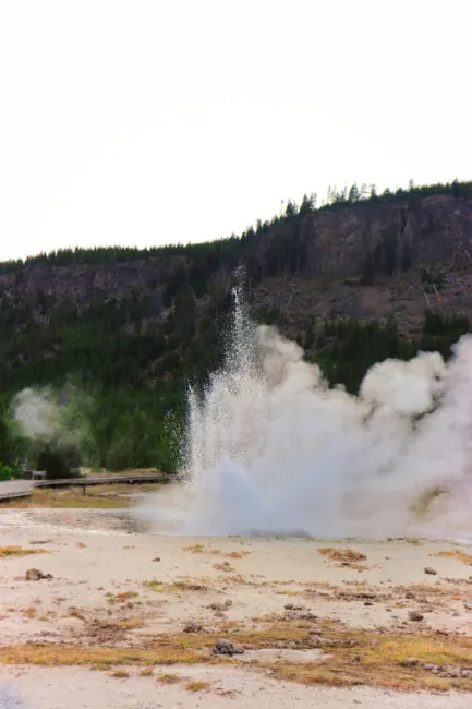 Jewel Geyser at Biscuit Geyser Basin Yellowstone National Park Wyoming 1