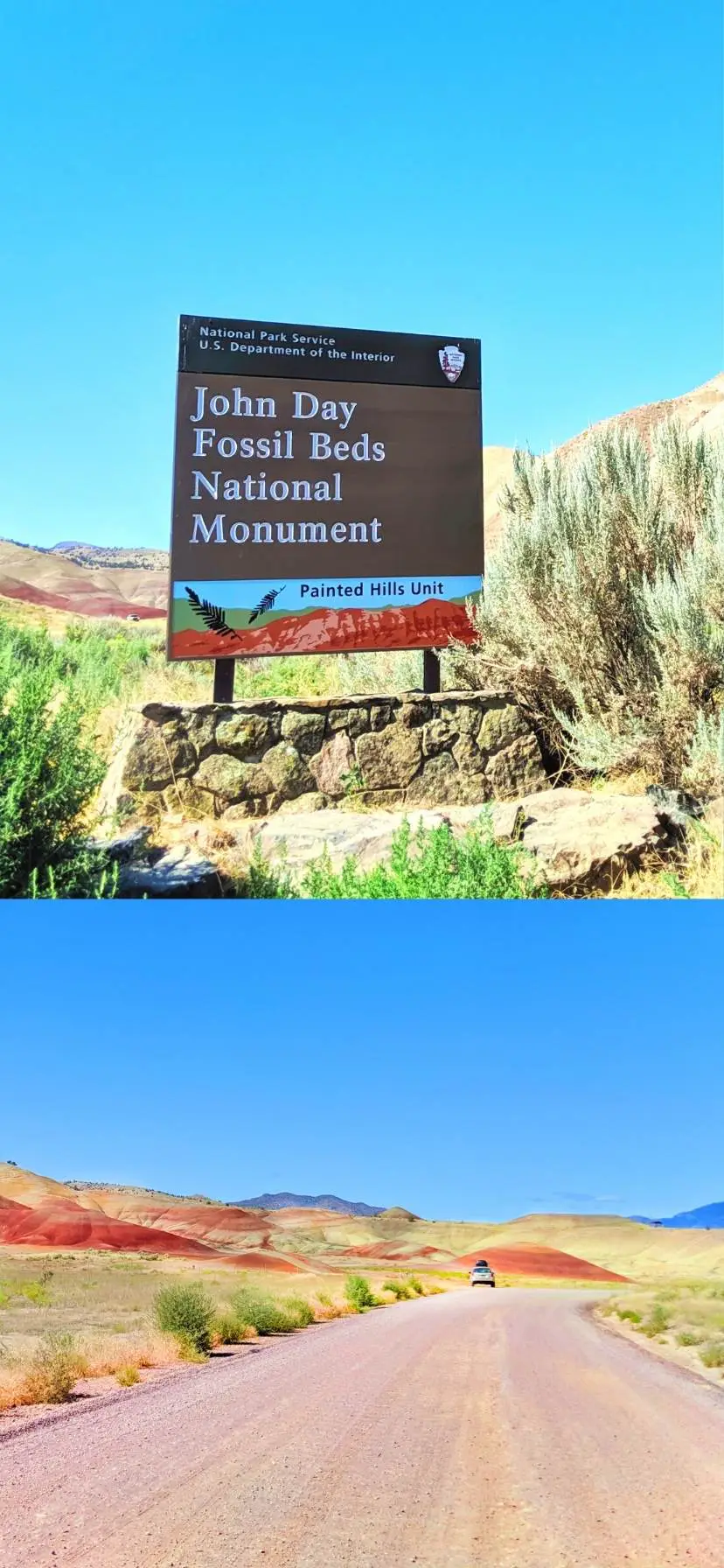 John Day Fossil Beds NP at Oregon's Painted Hills