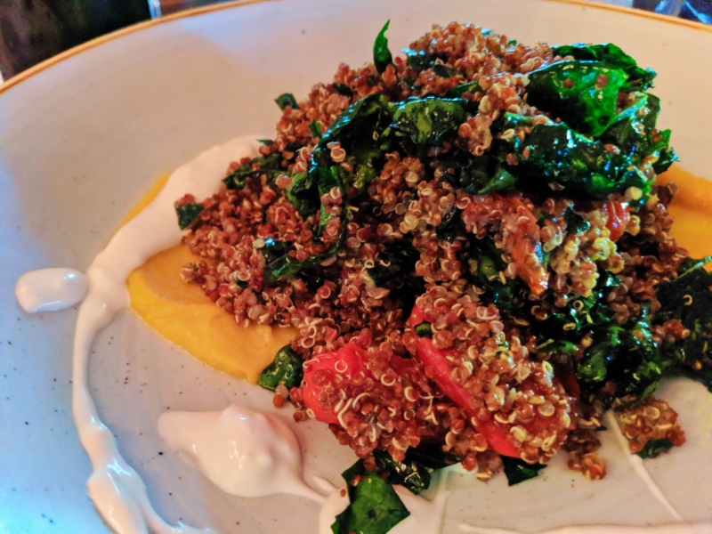 Kale and Quinoa at Horn and Cantle at Lone Mountain Ranch Big Sky Montana 1