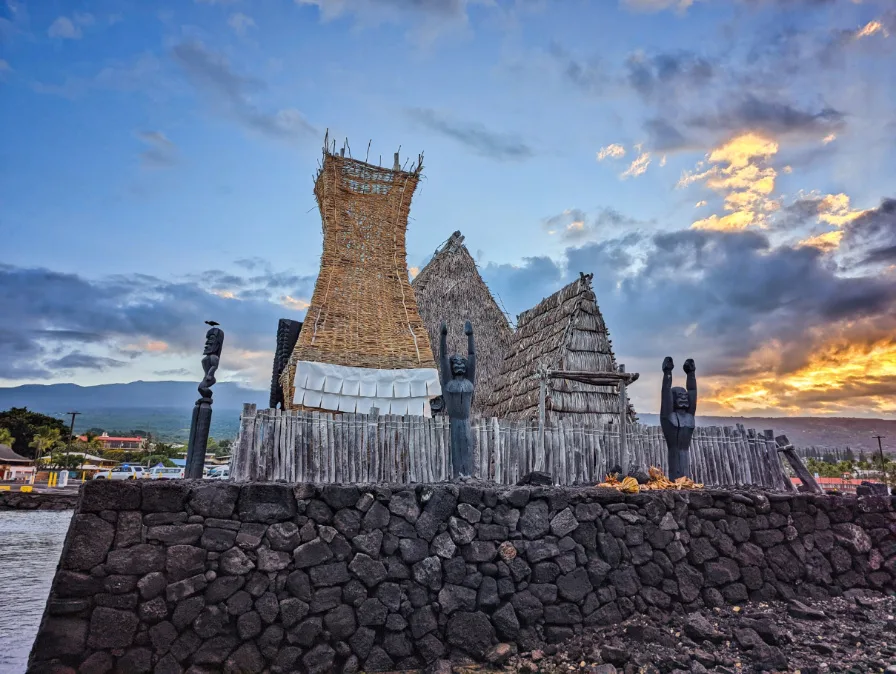 Kamakahonu National Historic Landmark at Sunrise Kailua Kona Big Island Hawaii 3