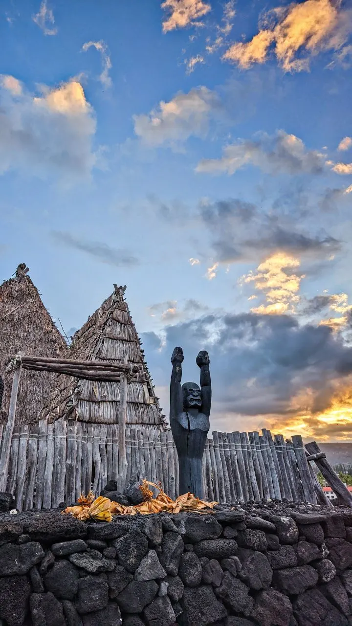 Kamakahonu National Historic Landmark at Sunrise Kailua Kona Big Island Hawaii