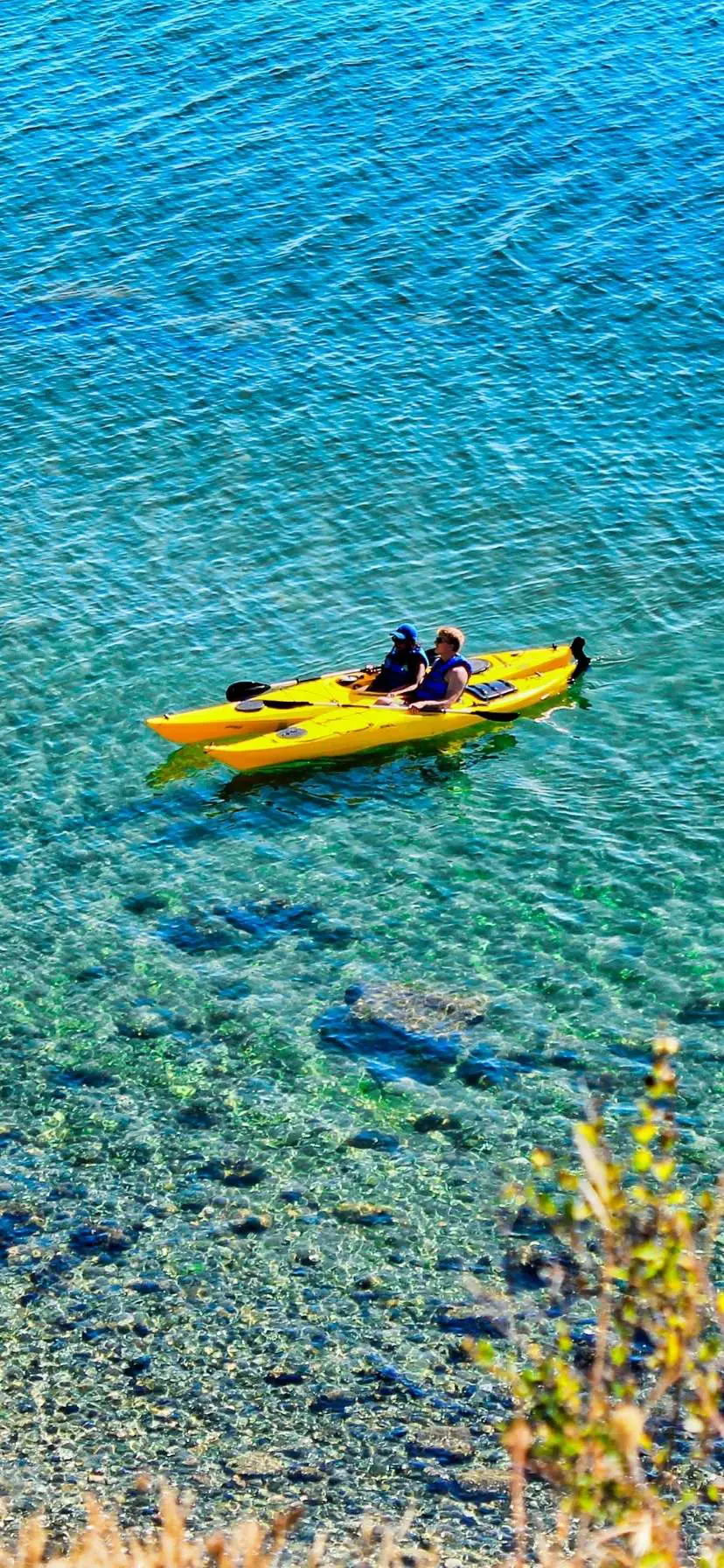 Kayakers at Orcas Island Kayaking in the San Juans