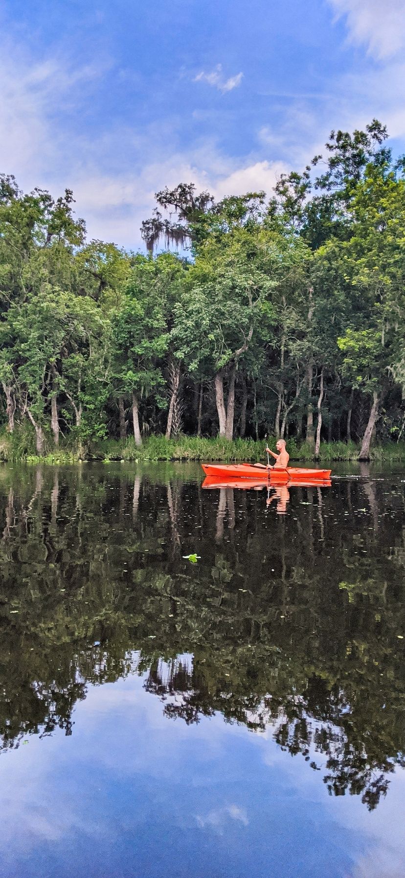 Kayaking at Blue Spring State Park Florida
