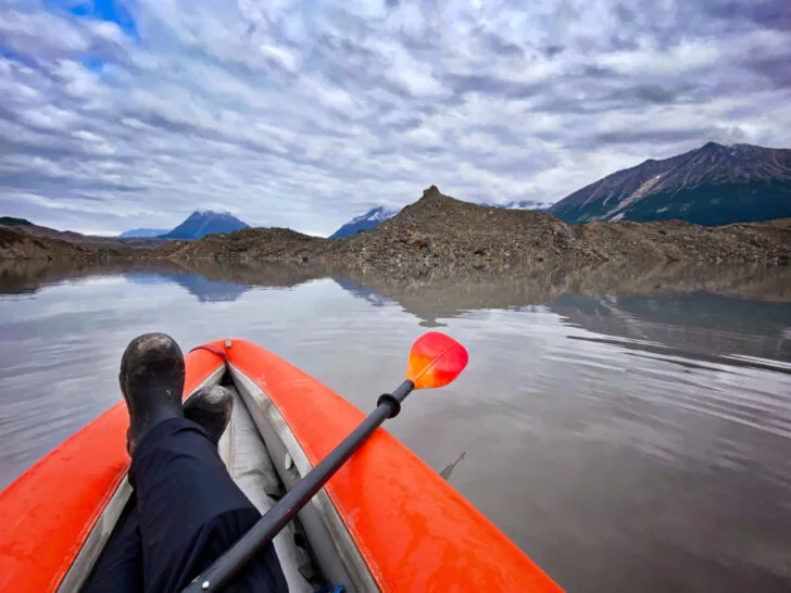 Kennicott Glacier Lake Kayaking in Wrangell-St Elias National Park, Alaska