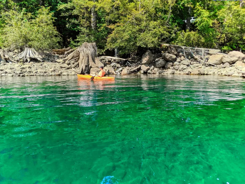 Kayaking at Lake Cushman Staircase Hiking Olympic National Park 2019 4